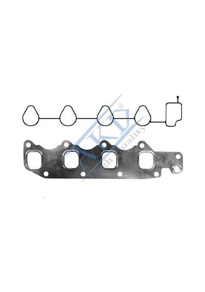 AKD 13185000 Manifold Conta Takımı Emme-Egzoz 1.2 8V Aveo 96325689-13185000
