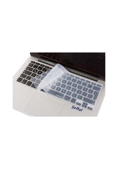 Laptop Apple Uyumlu MacBook Air Pro Klavye Koruyucu 13inc 15-17 Türkçe A1466