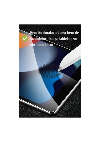 Nomker Apple iPad  Uyumlu Pro 11 İnç M1 Temperli Ekran Koruyucu Kırılmaz Cam Glass 3. Nesil 2021