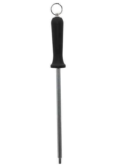 Metal Bilezikli Yuvarlak Masat - Bıçak Bileme Metal Asma Halkalı 30cm 5705