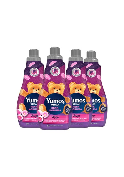Uzman Konsantre Çamaşır Yumuşatıcısı Renk Koruma Kalıcı Koku 50 Yıkama 1200 Ml X4 Diğer