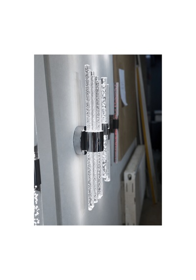 Matrix 8 Led Duvar Apliği Modern Ve Şık Tasarım Aplik Gümüş Gövde Beyaz Led Gümüş Kasa Beyaz Led