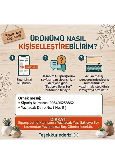 Dekoratif Priz Anahatar Çerçevesi Daire Kapı Numarası