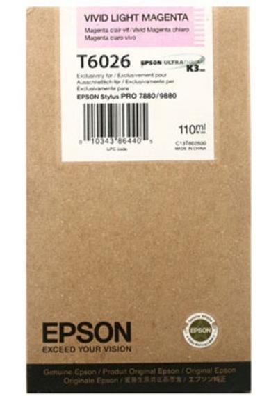 Tonersepeti Epson T6026 C13t602600 Açık Kırmızı Kartuş