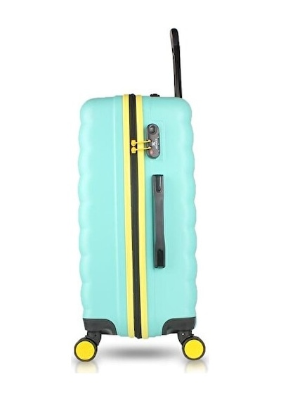 My Valiz Colors Abs Kabin Orta Ve Büyük Boy Mint Yeşili 3'lü Valiz Seti Çok Renkli