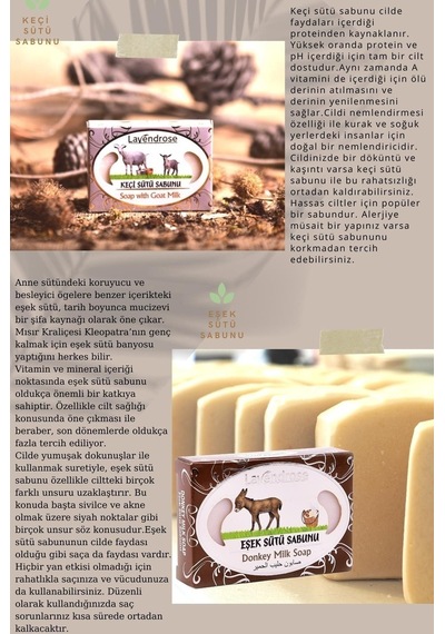 Lavendrose Doğal Eşek Sütü Sabunu 100 G
