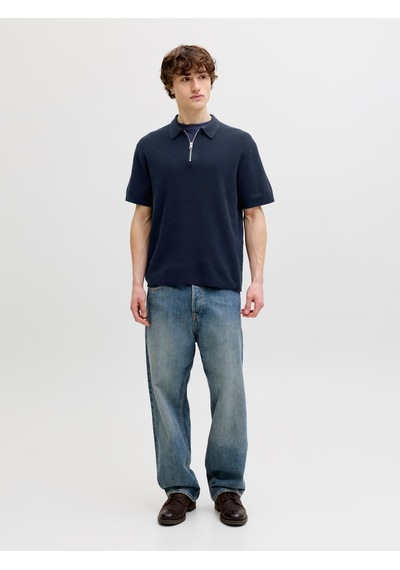Jack & Jones Max Erkek Lacivert Polo Tişört 12288544-nb Lacivert