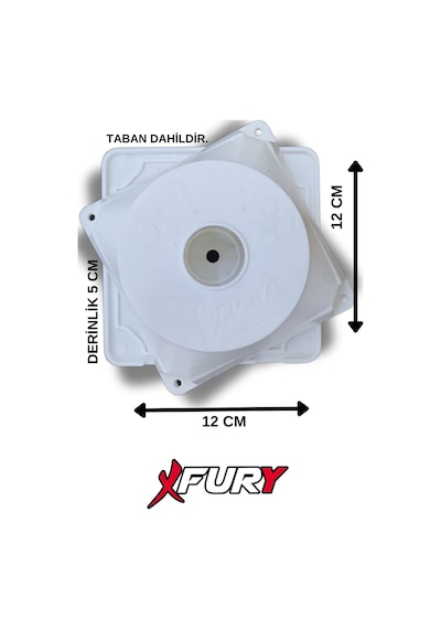 Fury 50 Li - Beyaz Kamera Buatı Taban Dahil