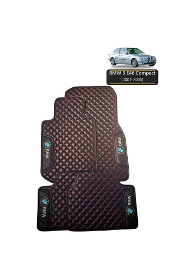 Oto Deri Paspas Seti Bmw 3 E46 Compact 2001 2005 Uyumlu Sport Kaymaz & Şık Tasarım