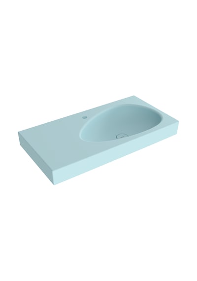 Bocchi Etna Etajerli Lavabo 90 Cm Buz Mavisi - 1115-029-0126 Mavi