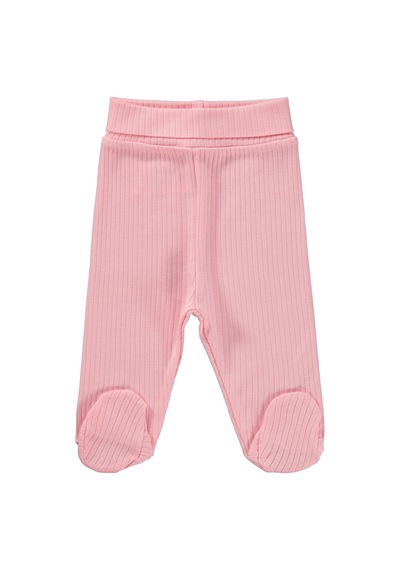 Minidamla Baby Minidamla Patikli Basic 2'li Set 3-9 Ay Tek Alt Bebe - Pembe