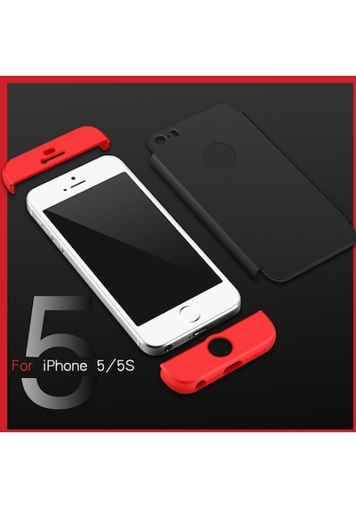 Apple Uyumlu iPhone 5 5S Kilif 3 Parçali 360 Tam Korumali Gkk Kapak 392957653