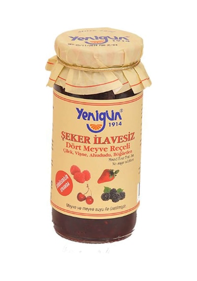 Yenigün Şeker İlavesiz Dört Meyve Reçeli 290 G