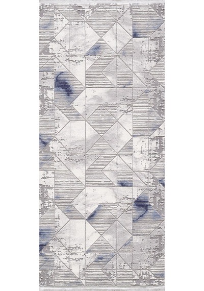 Artemis-samoa - 02382a-lacivert-gri Çizgili Halı 160x230 Lacivert