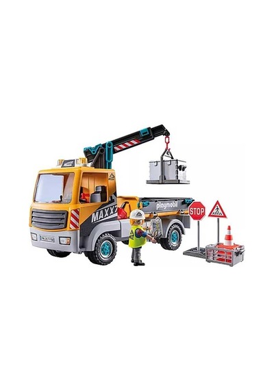 Playmobil Construction Truck With Crane 71750