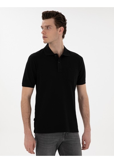 Pierre Cardin Erkek Siyah Tişört Basic 50302538-vr046 Siyah