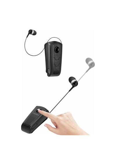 Makaralı Bluetooth Kulakiçi Yaka Kulaklığı Kablosuz Kulaklık Renkli 77995027