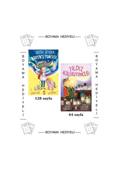Boyamalı Işıltılı Şeyler Koleksiyoncusu Yıldız Koleksiyoncusu Şeniz Baş Sevde Okçu 3. 4. 5. 6.sınıf