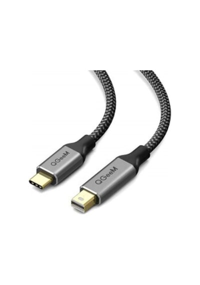 Lexroo Qg-ua14 Type-c To Mini Display Port Kablo - Siyah