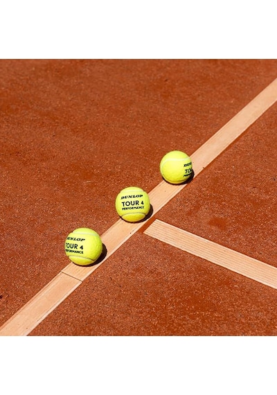 Dunlop Tour Performance 3'lü Tenis Topu - Vakum Ambalajlı 601622