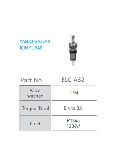 Yanıcı Gaz Sibop (valve) X 10 Adet
