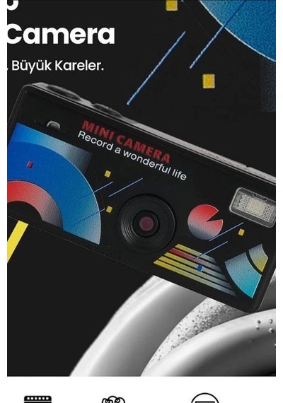 0.96 Inç Katlanır Ekranlı Mini Anahtarlık Kamerası 1080p Full Hd Video Kayıt Bx-313482 Rekli