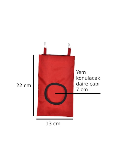 Gine Domuzu Ginepig Tavşan Kemirgen Yemlik Yem Saman Yonca Torbası Yem Torba Kumaş Torbalar