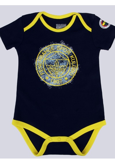 Fenerbahçe Bebek Tek Renk Logolu Body Fb Laci Yeni