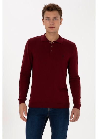 U.S. Polo Assn. Erkek Bordo Basic Kazak 50307799-VR014