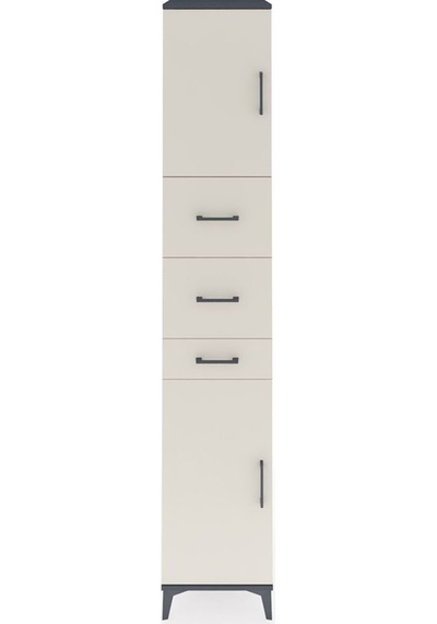 Hyperion Dolap 3 Raflı 3 Çekmeceli 2 Kapaklı 44x44x243 Antrasit-aytaşı Antrasit Hyperion Dolap 3 Raflı 3 Çekmeceli 2 Kapaklı 44x44x243 Antrasit-aytaşı Antrasit