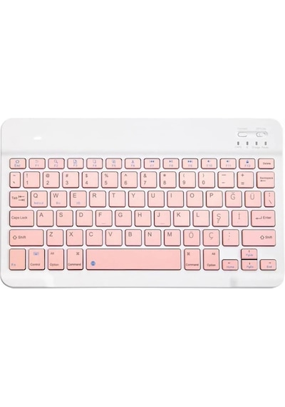 Xiaomi Redmi Pad Pro 12 Çanta+bt Klavye+mouse+stand Al4382 Pembe