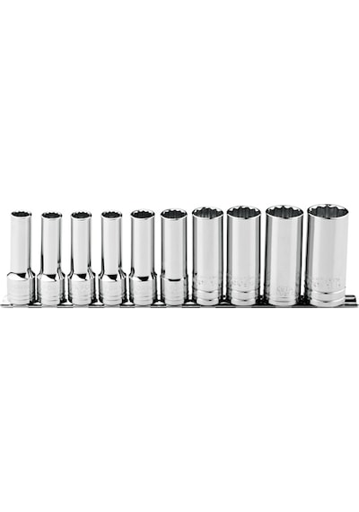 Ceta Form C04a-rb10 10 Parça 1/4” 12 Köşe (yıldız) Lokma Anahtar