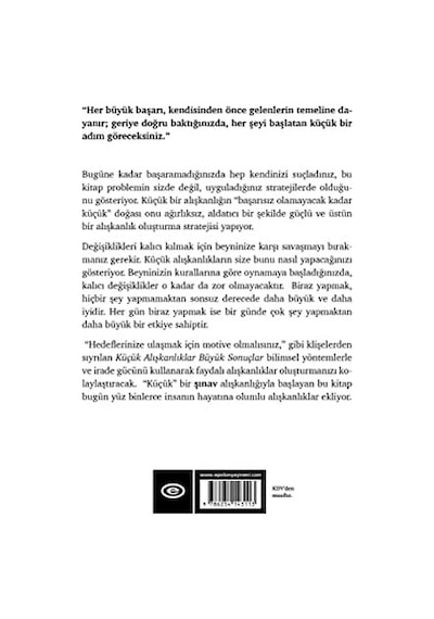 Küçük Alışkanlıklar Büyük Sonuçlar