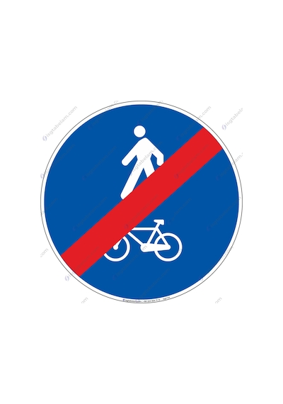 Yayalar ve Bisikletler Tarafından Kullanılabilen Yolun sonu