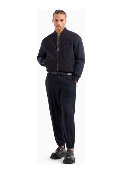 Armani Exchange Lacivert Erkek Fermuarlı Düz Ceket 6dzb32 Zn5pz 1510