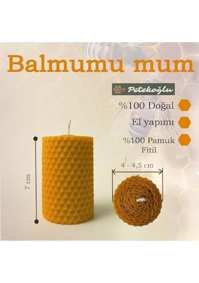 Doğal Balmumu Mum Yılbaşı Ve Yeni Yıl Hediye Seti El Yapımı 3'lü Dekoratif Mum, Kırmızı Çiçekli Jüt Ku Diğer