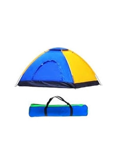 Kolay Kurulumlu Pratik Kamp Çadırı 8 Kişilik 220x300x170 Acı Kahverengi