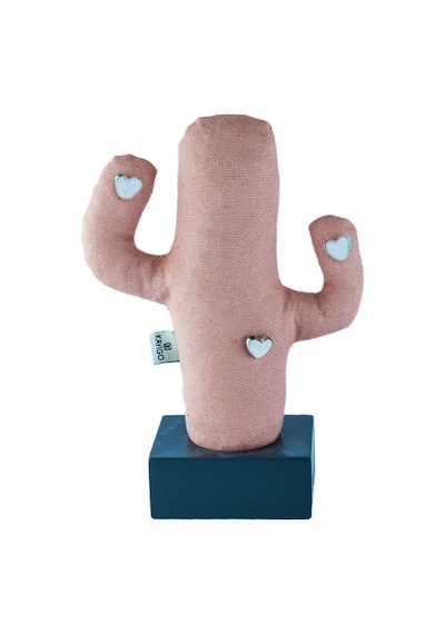 Kayigo Cactus Lavanta Dolgulu Gri Notluk Pembe