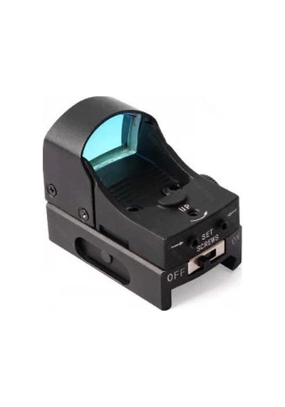 Yakın Menzilli Için Hedefleme Çift Renk Işıklı Reddot Sight Siyah