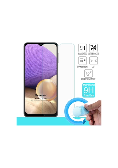 Microsonic Samsung Galaxy Uyumlu A32 5g Nano Glass Cam Ekran Koruyucu