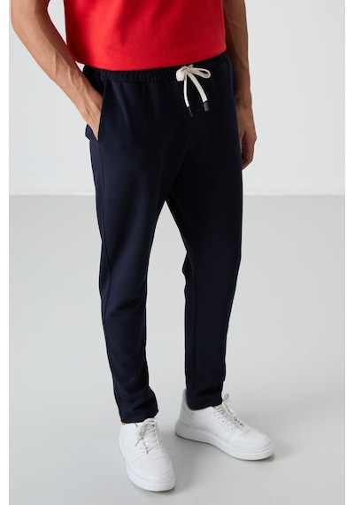 Tommy Life Fiesta - Lacivert Pamuklu Kalın Yumuşak Dokulu Oversize Fit Basic Erkek Eşofman Takım - 85251 Kırmızı - Lacivert Tommy Life Fiesta - Lacivert Pamuklu Kalın Yumuşak Dokulu Oversize Fit Basic Erkek Eşofman Takım - 85251 Kırmızı - Lacivert