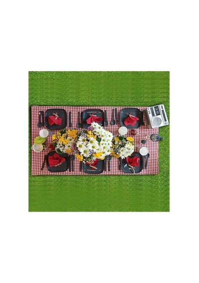 Lovely Piknik Seti 6'lı Set Açık Pembe - Siyah
