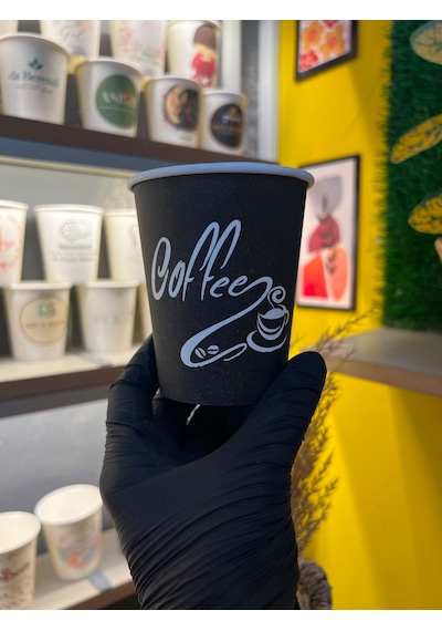 8 Oz Kalın Gramaj Coffee Etkinlik Parti Karton Kâğıt Bardak Koli 2000 Adet