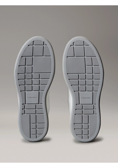 Calvin Klein Basket Cupsole Bağcıklı Deri Çok Renkli Kadın Beyaz Sneaker Yw0yw01945-01w Beyaz