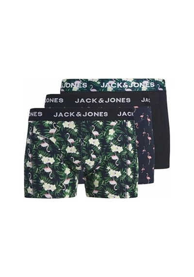Jack & Jones Flamingo Erkek 3 Pack Boxer Siyah