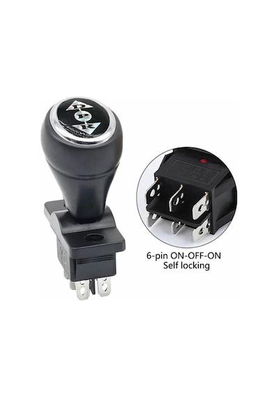 Joystick Kcd4 Anahtar Latch Siyah İleri Geri Vites Kolu 16a 250v Akülü Çocuk Arabası Elektrikli Araç