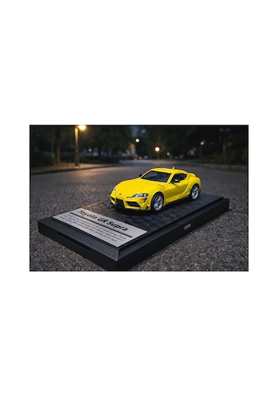 Toyota Gr Supra Diecast Model Araba 1:26 Ölçek Özel Standlı Toyota Supra