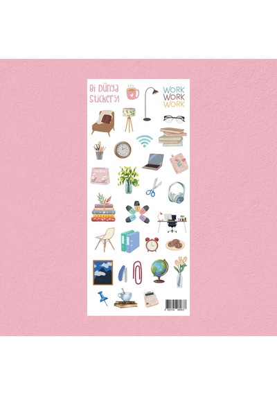 M59 Öğrencilik Vakti Sticker Seti Çok Renkli