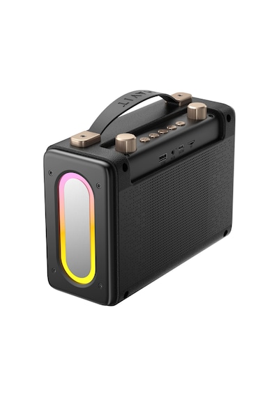 Havit Sk823bt Mikrofonlu Bluetooth Hoparlör Retro Tasarım, Kablosuz Bt V5.3 Karaoke