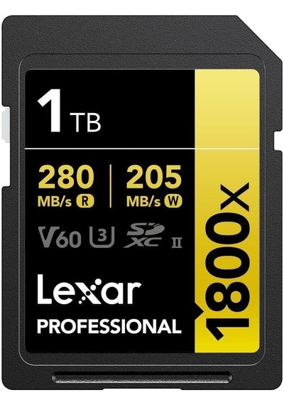Lexar Professional 1tb 1800x 280mb/s 4k V60 Sd Hafıza Kartı